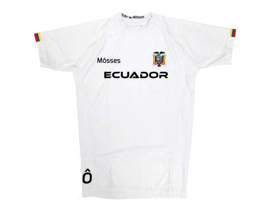 Ecuador Rashguard - White